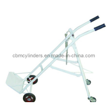 Large Oxygen Cylinder Trolley (Paint White)